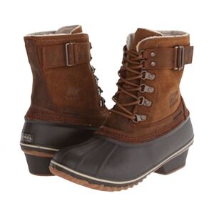 Sorel Fancy Lace II Brown Leather Waterproof  Boots